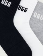 UGG чорапи дамски с памук QUINLIN 3 броя черни 1181412