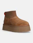UGG Classic Mini Dipper апрески дамски от велур кафяви 1168170-CHE