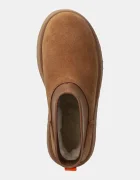UGG Classic Mini Dipper апрески дамски от велур кафяви 1168170-CHE