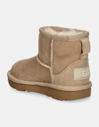UGG Детски велурени апрески CLASSIC MINI II в бежово 1017715T