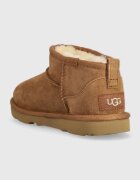 UGG Детски велурени апрески Classic Ultra Mini в кафяво