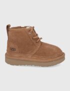 UGG Детски велурени апрески в кафяво