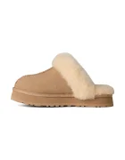UGG Детски велурени чехли DISQUETTE в бежово 1171199K