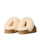 UGG Детски велурени чехли DISQUETTE в кафяво 1171199K