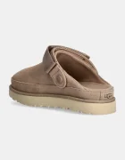 UGG Детски велурени чехли Goldenstar Clog в бежово с платформа 1138252-SAN