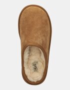UGG Детски велурени чехли KIDS' CLASSIC SLIP-ON в кафяво 1161030K