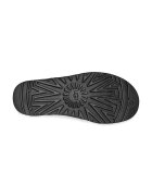 UGG Кожени чехли Classic Short II в черно с равна подметка с изолация 1016223.BLK
