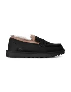 UGG лоуфъри дамски от набук W Ellis Nubuck Loafer черни 1183310.BLK