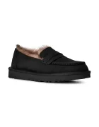 UGG лоуфъри дамски от набук W Ellis Nubuck Loafer черни 1183310.BLK