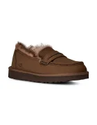 UGG лоуфъри дамски от набук W Ellis Nubuck Loafer кафяви 1183310.DKC