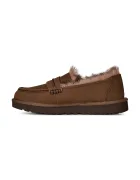UGG лоуфъри дамски от набук W Ellis Nubuck Loafer кафяви 1183310.DKC