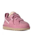 UGG LOWMEL маратонки за деца от велур розови 1152410T