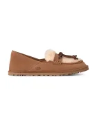 UGG мокасини дамски от велур W Zora Loafer кафяви 1182151.CHE