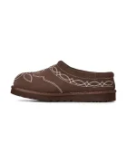 UGG пантофи дамски от велур M Tasman Western кафяви 1182262.BCDR