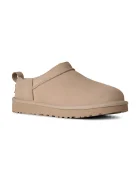 UGG пантофи дамски от велур W Classic Micro бежови 1173891.MNL