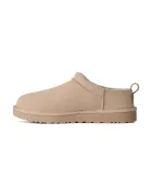 UGG пантофи дамски от велур W Classic Micro бежови 1173891.MNL