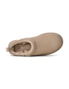 UGG пантофи дамски от велур W Classic Micro бежови 1173891.MNL