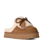 UGG пантофи дамски от велур W Disquette Heritage кафяви 1180360.CHE