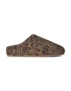 UGG пантофи дамски от велур W Elea Spotted Slip-On кафяви 1182370.CHE