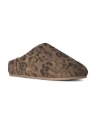 UGG пантофи дамски от велур W Elea Spotted Slip-On кафяви 1182370.CHE