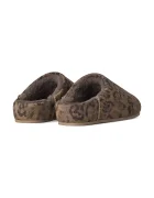 UGG пантофи дамски от велур W Elea Spotted Slip-On кафяви 1182370.CHE