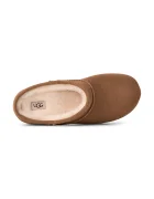 UGG пантофи дамски от велур W Enwrap Clog кафяви 1180254.CHE