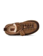 UGG пантофи дамски от велур W Heritage Lace-Up Slipper кафяви 1180361.CHE
