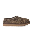 UGG пантофи дамски от велур W Tasman Spotted кафяви 1180365.CHE