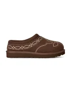 UGG пантофи дамски от велур W Tasman Western кафяви 1182251.BCDR