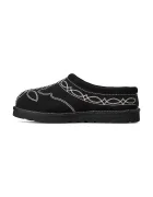 UGG пантофи мъжки от велур M Tasman Western черни 1182262.BLK