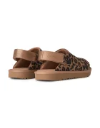 UGG пантофи за деца от велур GOLDENSTAR SPOTTED CLOG кафяви 1183568K