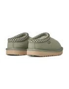 UGG пантофи за деца от велур TASMAN II зелени 1019066T