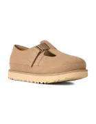 UGG Половинки обувки от велур Goldenstar Mary Jane в бежово с платформа 1171506.SAN
