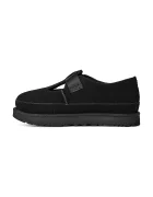 UGG Половинки обувки от велур Goldenstar Mary Jane в черно с платформа 1171506.BLK
