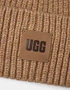 UGG шапка beanie дамска с вълна кафява 20061
