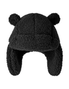 UGG шапка тип ушанка за деца FLUFF TRAPPER черна 101500