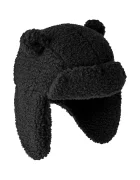UGG шапка тип ушанка за деца FLUFF TRAPPER черна 101500