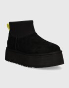 UGG Велурени апрески Classic Mini Dipper в черно 1168170-BLK