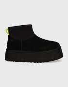 UGG Велурени апрески Classic Mini Dipper в черно 1168170-BLK