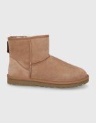 UGG Велурени апрески Classic Mini мъжки в кафяво 1002072.CHE