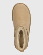 UGG Велурени апрески Classic Ultra Mini Platform в бежово 1135092