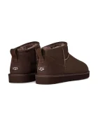 UGG Велурени апрески Classic Ultra Mini в кафяво 1137391.DDC