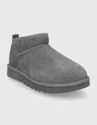 UGG Велурени апрески Classic Ultra Mini в сиво 1116109.GREY