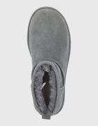 UGG Велурени апрески Classic Ultra Mini в сиво 1116109.GREY