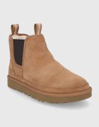 UGG Велурени боти челси Neumel Chelsea мъжки в кафяво 1121644-CHE