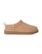 UGG Велурени чехли Classic Micro в бежово 1173891.SAN