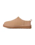 UGG Велурени чехли Classic Micro в бежово 1173891.SAN