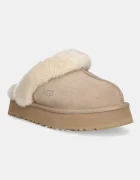 UGG Велурени чехли Disquette в бежово 1122550-SAN