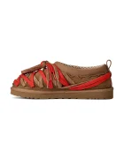 UGG Велурени чехли M Tasman Lace в кафяво 1175054.CHE