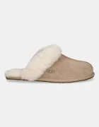 UGG Велурени чехли Scuffette II в бежово 1106872-SAN